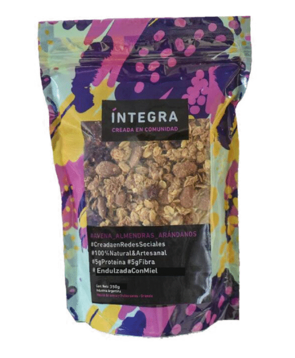 Granola Almendra y Arandanos x 350g - lntegral Granola almendra y arandanos x 350g - Íntegra