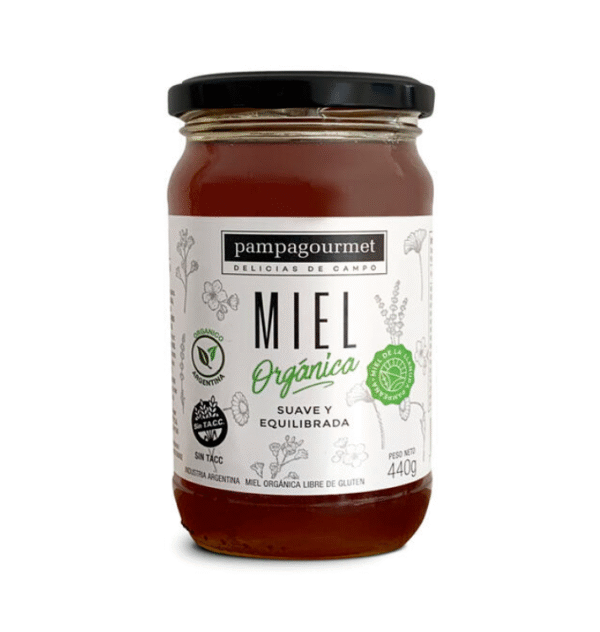 Miel Orgánica x 440g SIN TACC - Pampa Gourmet Miel orgánica x 440g SIN TACC - Pampa Gourmet