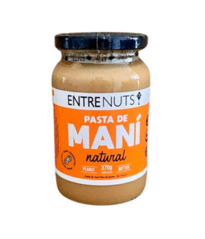 Pasta de mani natural x 370g - Entrenuts