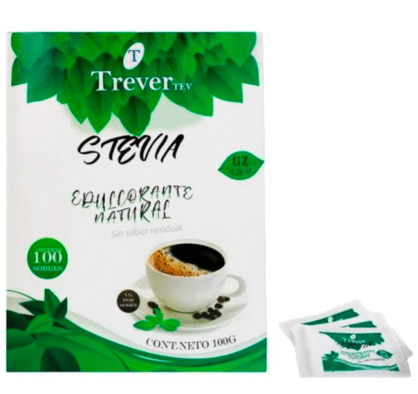 Stevia Sobres (100u) x 80g - Trever Stevia sobres (100u) x 80g - Trever