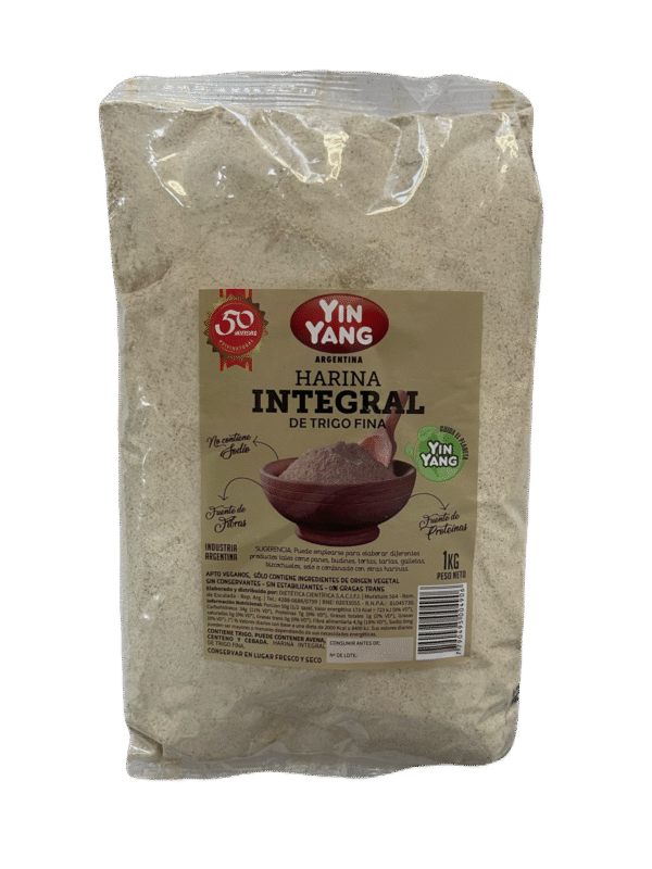 IMG_3931 Harina integral fina x 1 Kg - Yin Yang