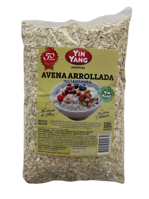 IMG_3933 Avena arrollada instantanea especial x 500gr - Yin Yang