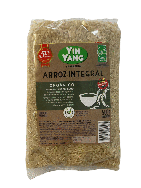 IMG_3936 Arroz integral orgánico x 500gr - Yin Yang