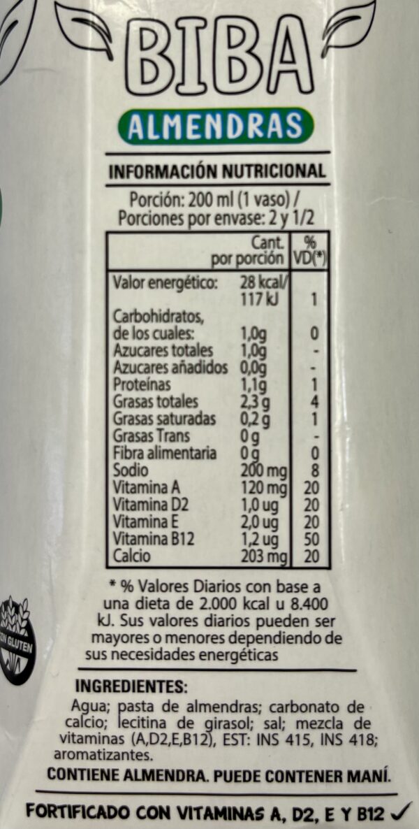 IMG_4023 Leche de almendras x 500ml - Biba