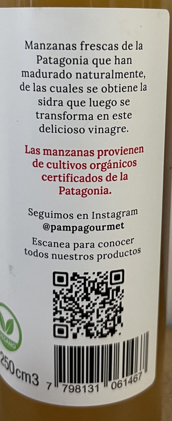 IMG_4292 Vinagre de sidra de manzana orgánico x 250ml - Pampagourment