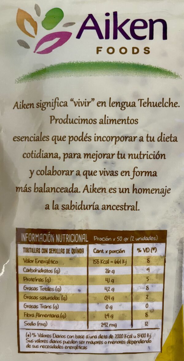 IMG_4342 Tortillas con semillas de quinoa real roja x 240g - Aiken