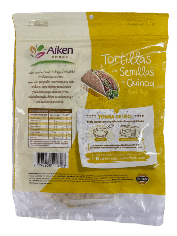 IMG_4345 Tortillas con semillas de quinoa real roja x 240g - Aiken
