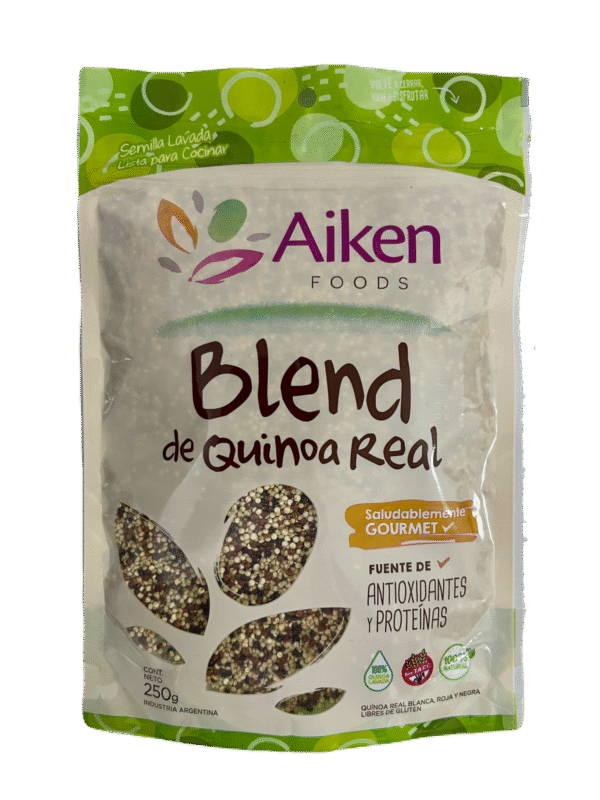 IMG_4372 Blend de quinoa real, semillas de quinoa real blanca, roja y negra x 250g - Aiken