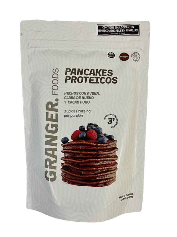 Premezcla pancakes proteicos sabor chocolate x 400g - Granger