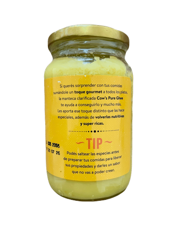 IMG_5738 Manteca clarificada ghee x 300g - Cow's Pure