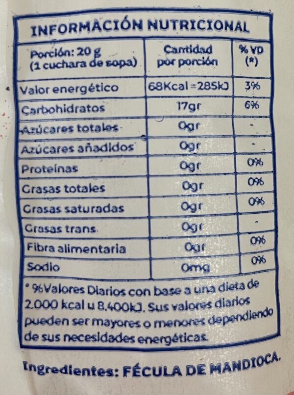 IMG_5745 Fecula de mandioca x 450g - Dicomere
