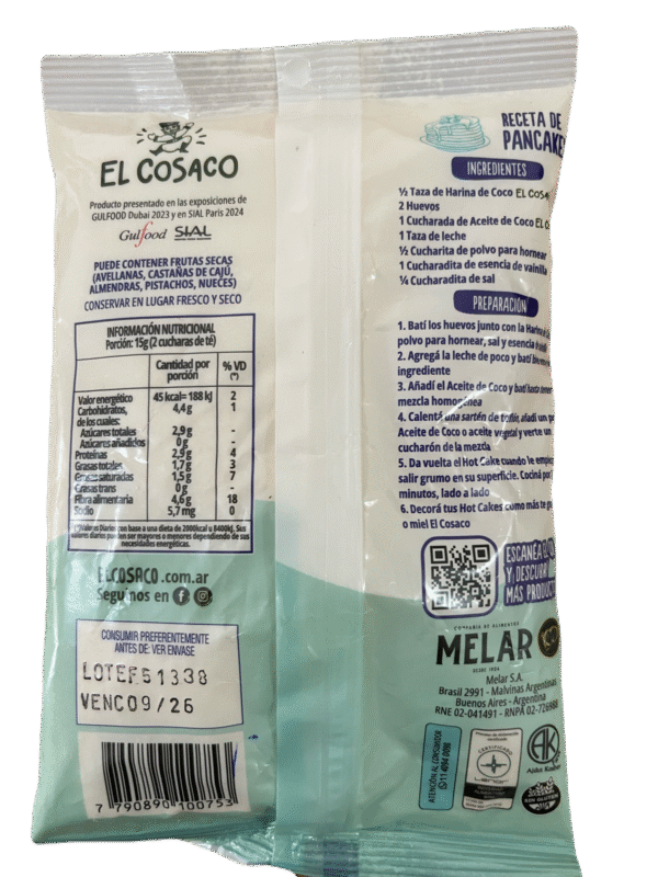 Harina de coco x 200g - El Cosaco