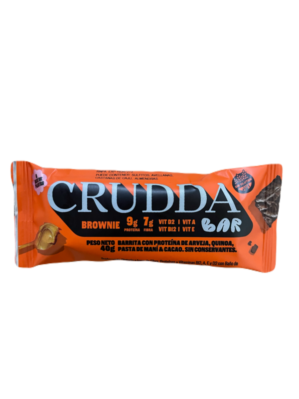 IMG_9863 Barra proteica sabor brownie x 40g - Crudda