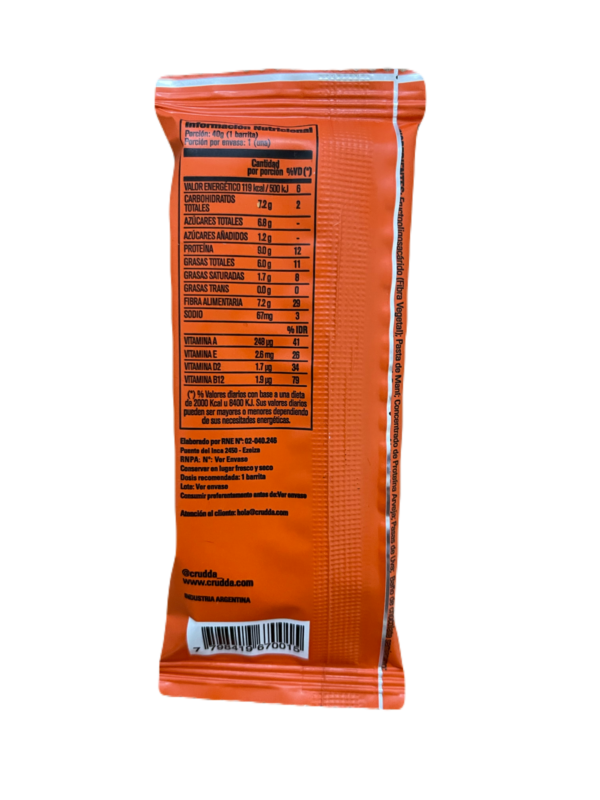 IMG_9864 Barra proteica sabor brownie x 40g - Crudda