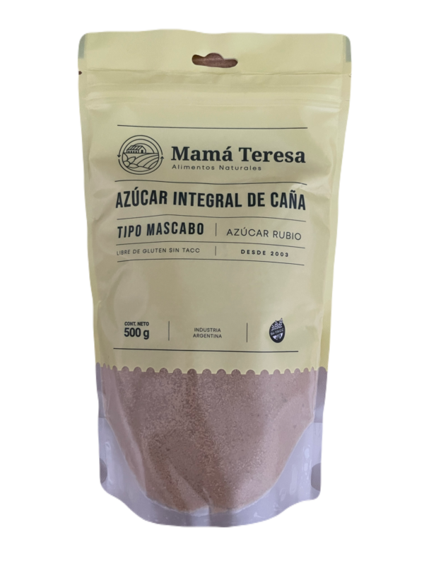 IMG_9867 Azúcar integral de caña tipo mascabo - rubio x 500g - Mamá Teresa