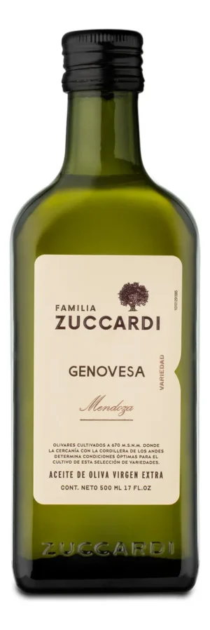 Aceite de oliva virgen Genovesa x 500ml - Zuccardi