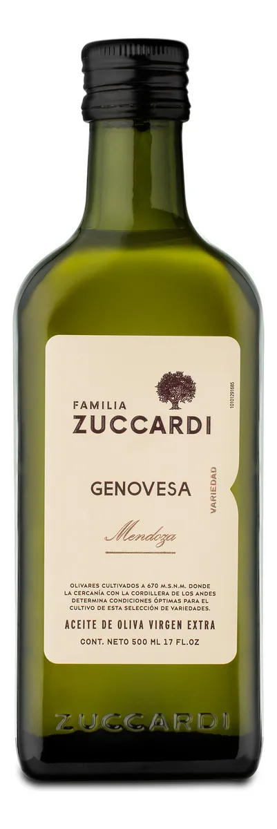 Aceite de oliva virgen Genovesa x 500ml - Zuccardi