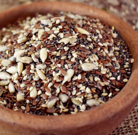 Mix de semillas premium - chia, lino, sésamo integral y girasol