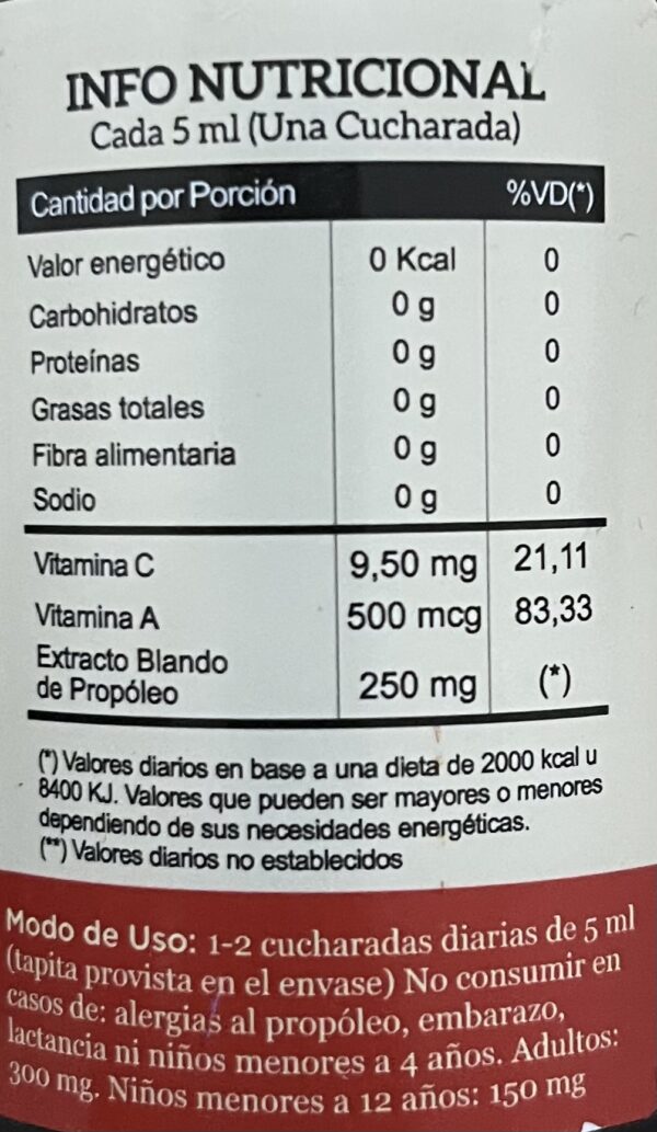 Propoleo bebible fuerte x 250ml - Noble Apicultor