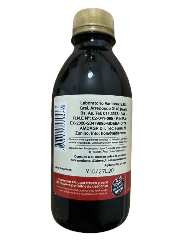 Propoleo bebible fuerte x 250ml - Noble Apicultor