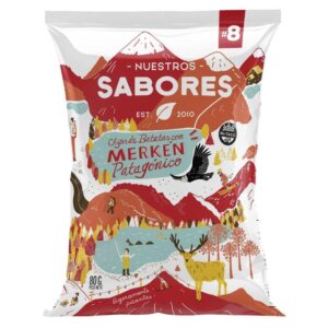 Chips de batatas con merken patagónico x 80g - Nuestros Sabores