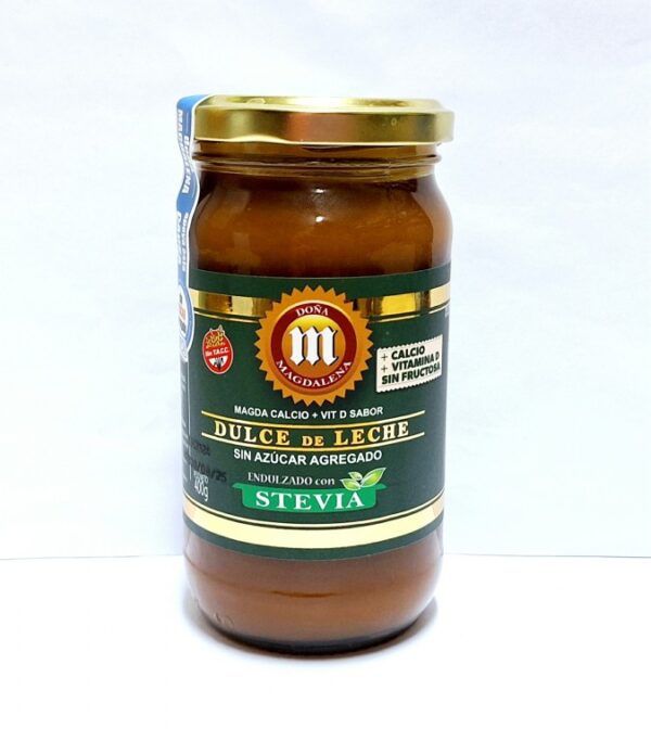 Dulce de leche sin azucar agregado con stevia sin fructosa x 400g - Doña Magdalena