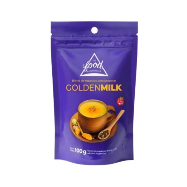 Golden milk doypack x 100g - The Food Alchimist