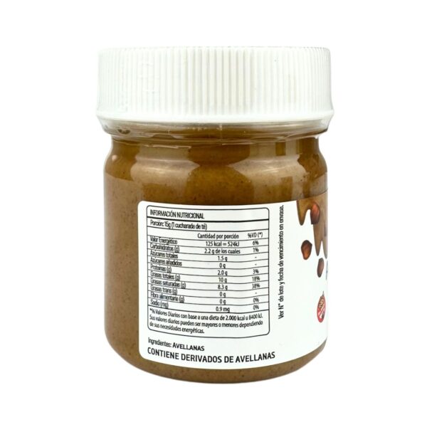 Crema de avellanas 100%, sin gluten x 170g - Dicomere