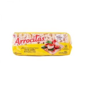Galletas de arroz con sésamo y sal x 101g - Arrocitas