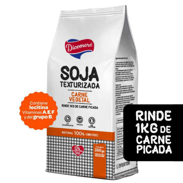 Soja texturizada x 350g - Dicomere