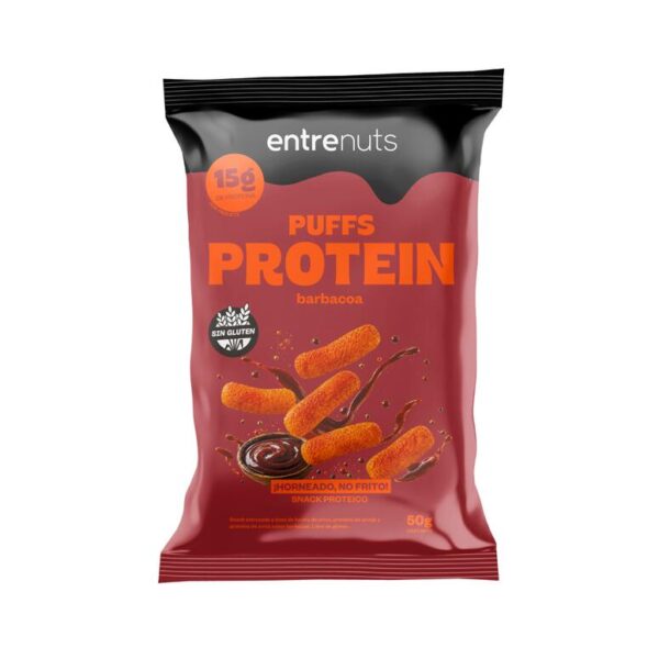 Snack puffs protein sabor barbacoa x 50g - Entrenuts