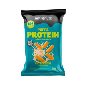Snack puffs protein sabor cebolla a la crema x 50g - Entrenuts